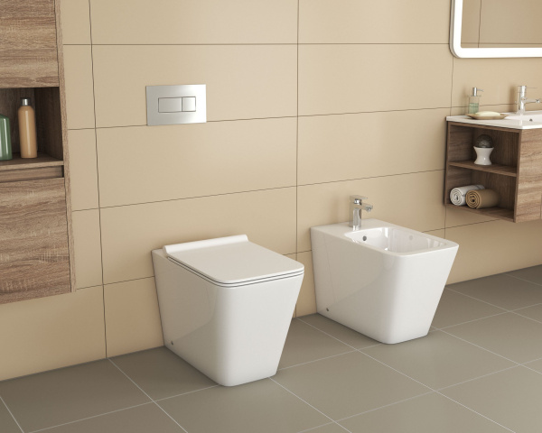 Унитаз приставной Grossman GR-PR4414S (600х355х410) белый